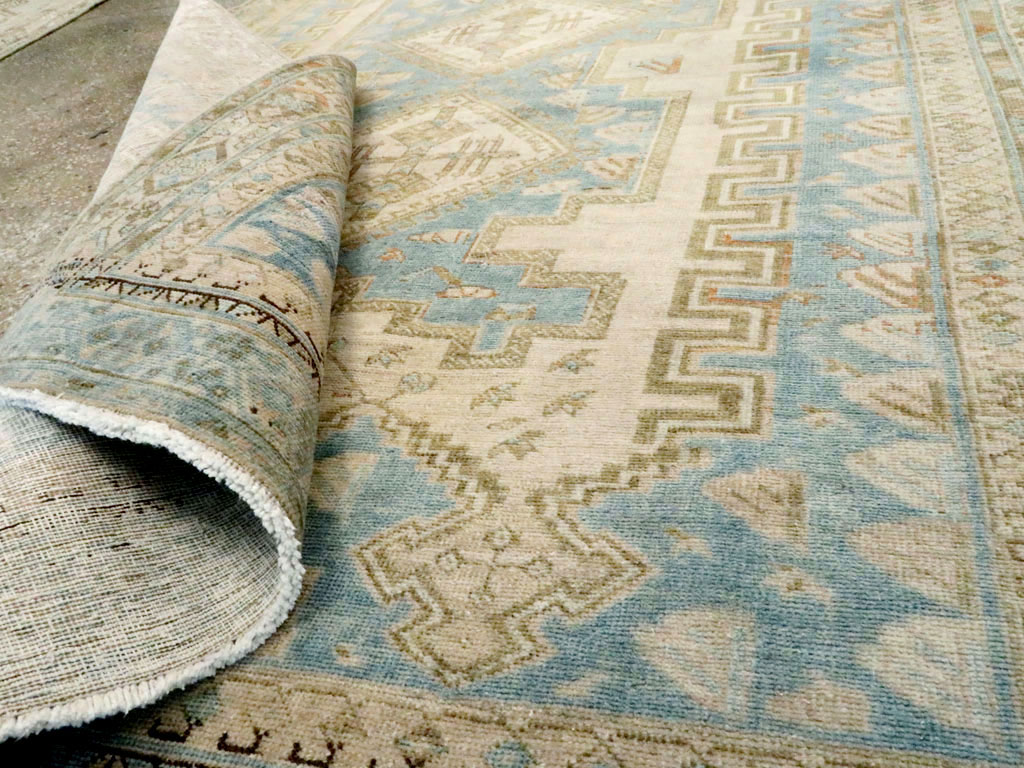 Vintage Persian Afshar Accent Rug, No.27588 - Gsblank