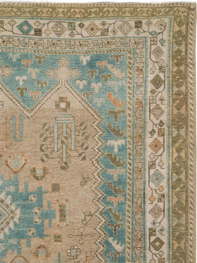 Vintage Persian Afshar Rug, No.27589 - Gsblank