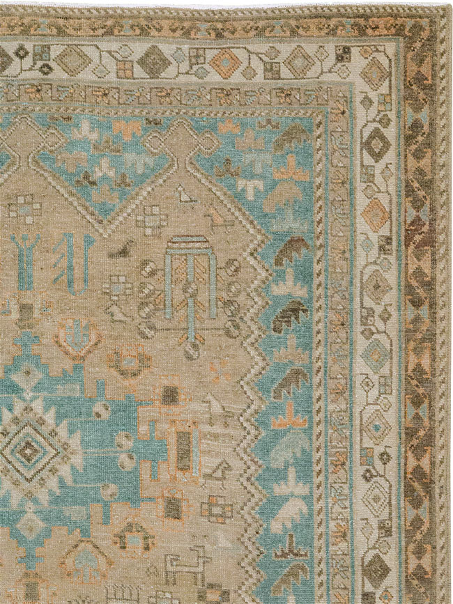 Vintage Persian Afshar Rug, No.27589 - Gsblank