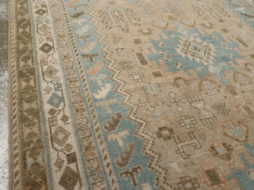 Vintage Persian Afshar Rug, No.27589 - Gsblank