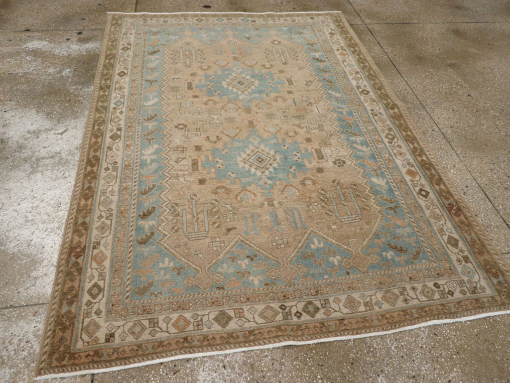 Vintage Persian Afshar Rug, No.27589 - Gsblank