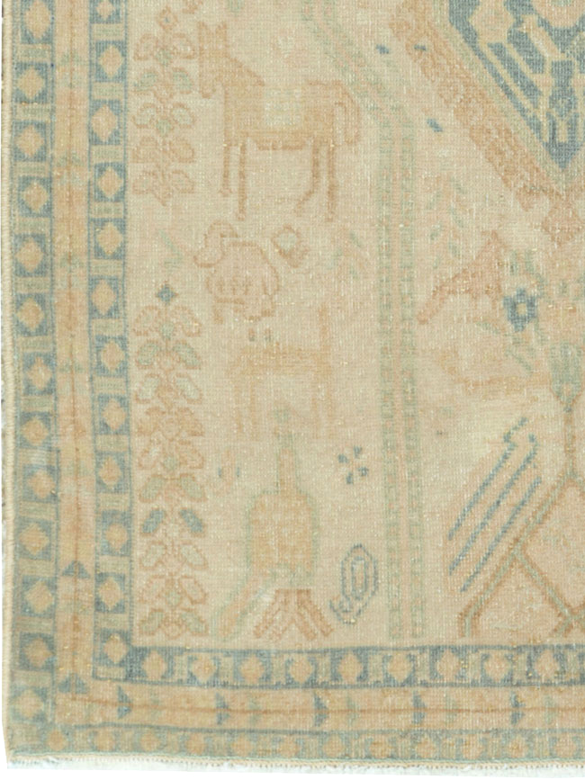 Vintage Persian Afshar Rug, No.27590 - Gsblank