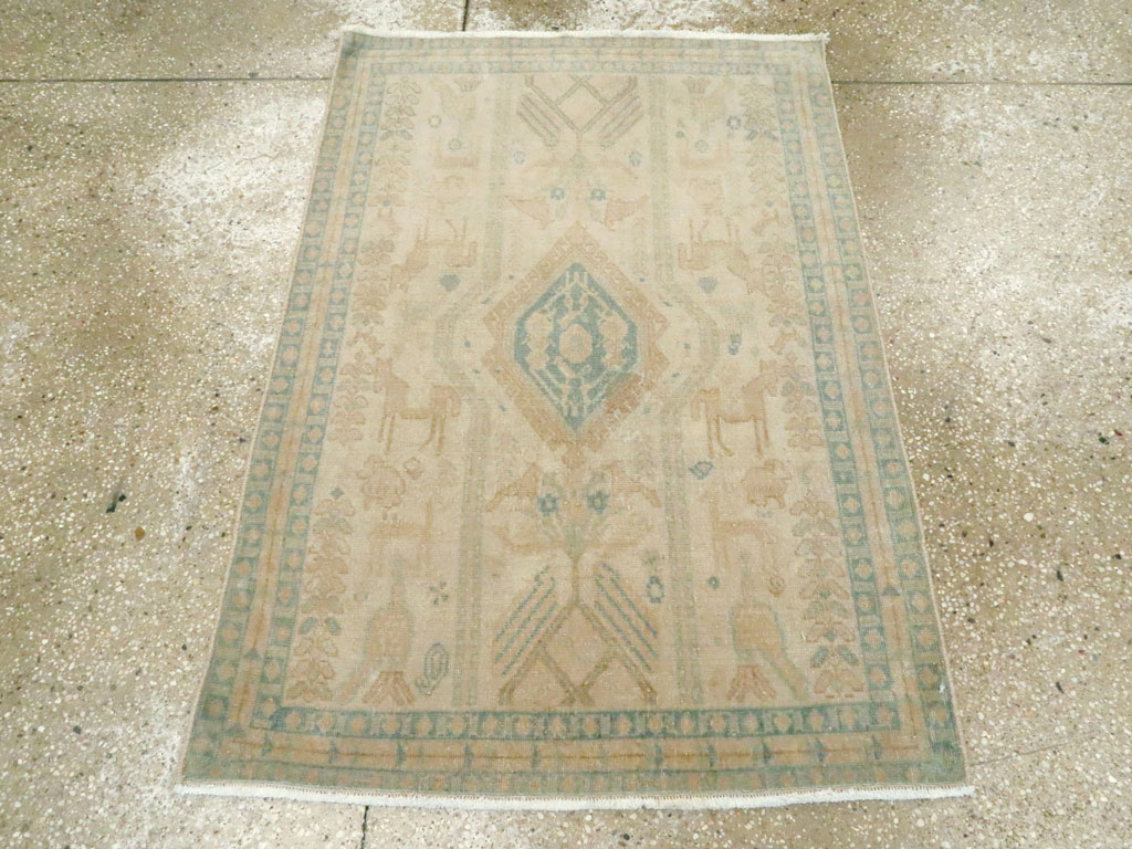 Vintage Persian Afshar Rug, No.27590 - Gsblank