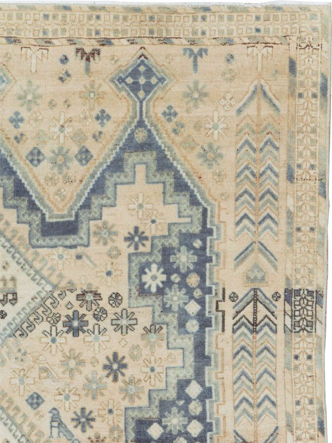 Vintage Persian Afshar Rug, No.27592 - Gsblank