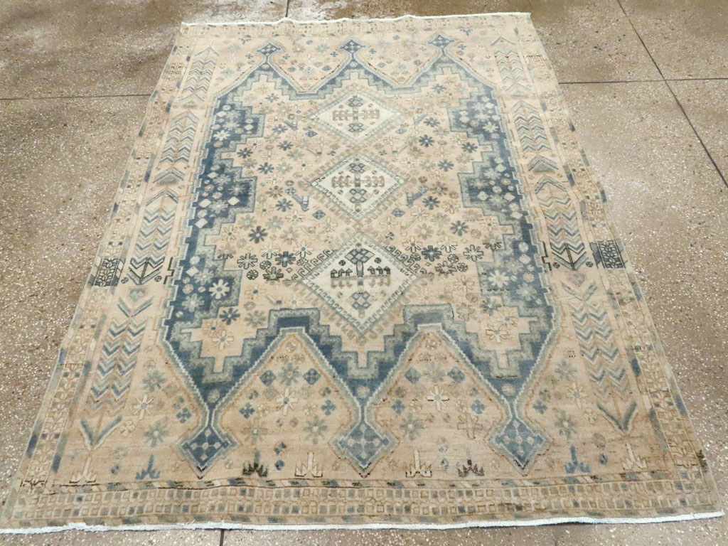 Vintage Persian Afshar Rug, No.27592 - Gsblank