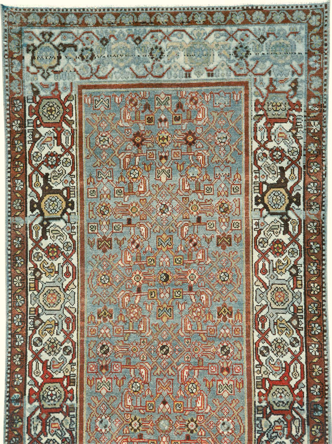 Vintage Persian Malayer Runner (Pair: 1 of 2), No.27596 - Gsblank