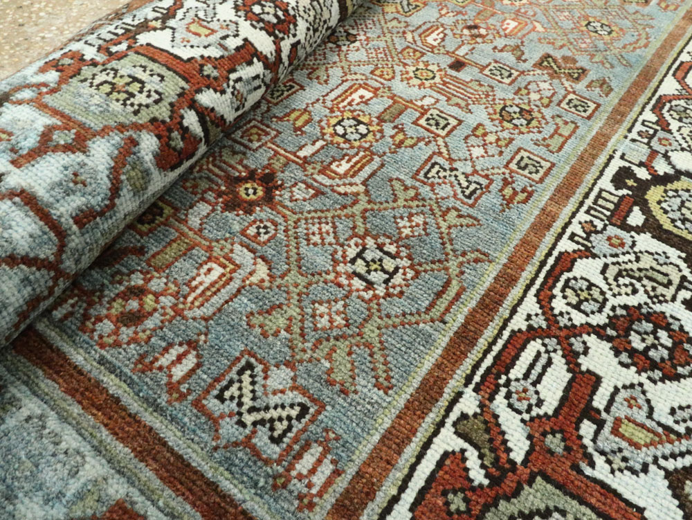 Vintage Persian Malayer Runner (Pair: 1 of 2), No.27596 - Gsblank