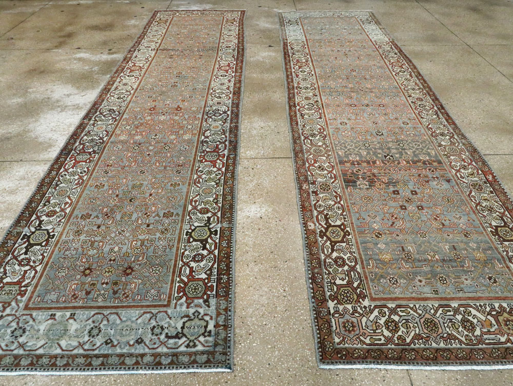 Vintage Persian Malayer Runner (Pair: 1 of 2), No.27596 - Gsblank