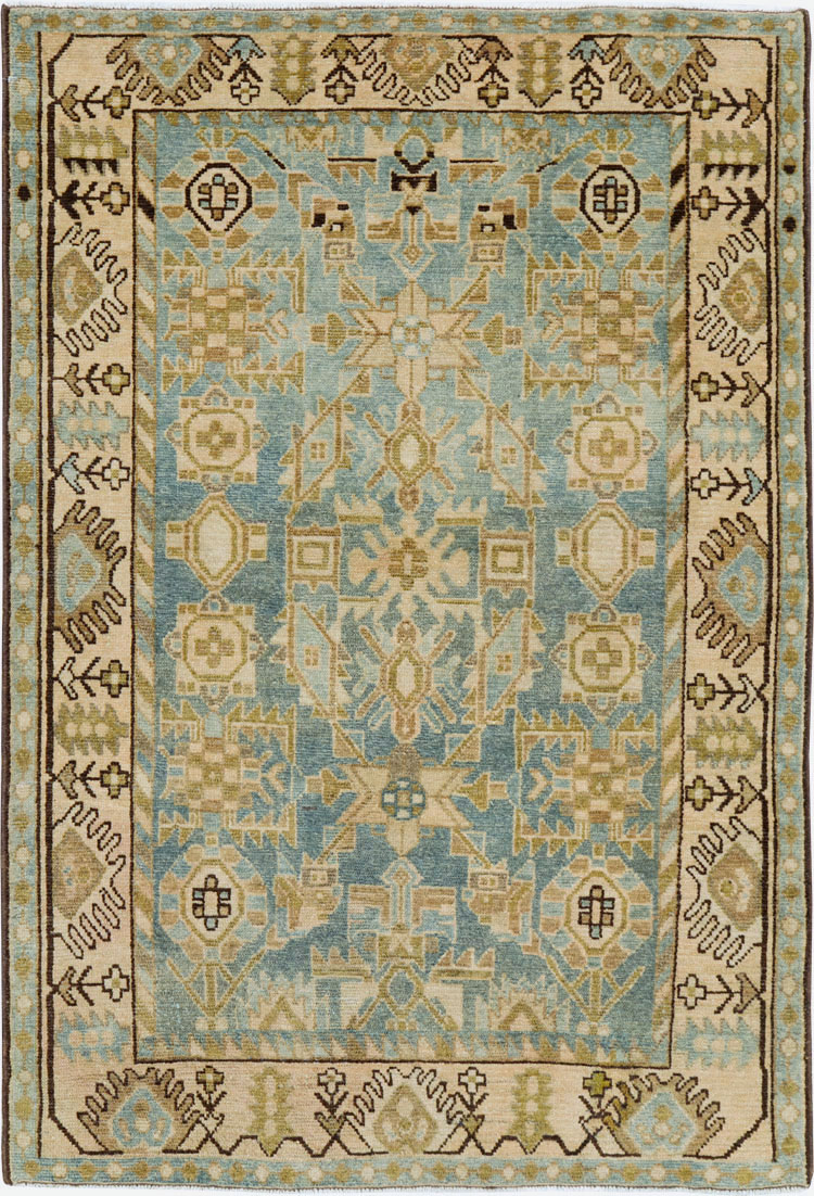 Vintage Persian Malayer Rug, No.27597 - Gsblank