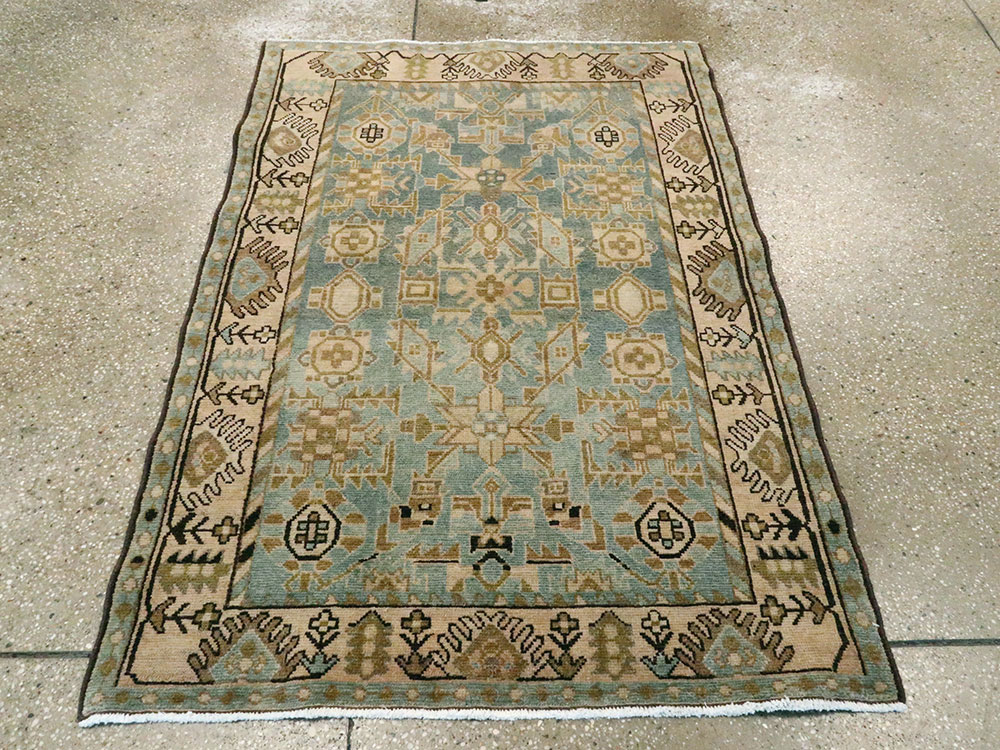 Vintage Persian Malayer Rug, No.27597 - Gsblank