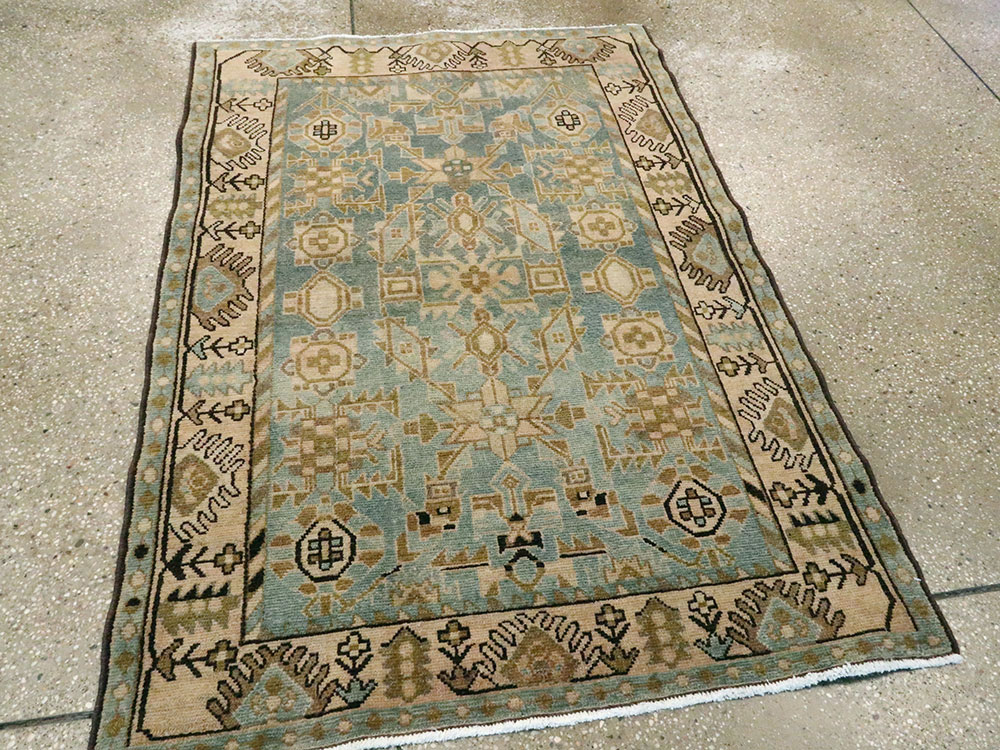 Vintage Persian Malayer Rug, No.27597 - Gsblank