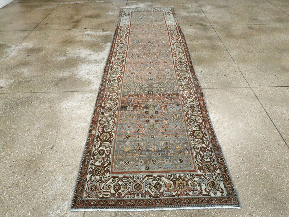 Vintage Persian Malayer Runner (Pair: 2 of 2), No.27599 - Gsblank