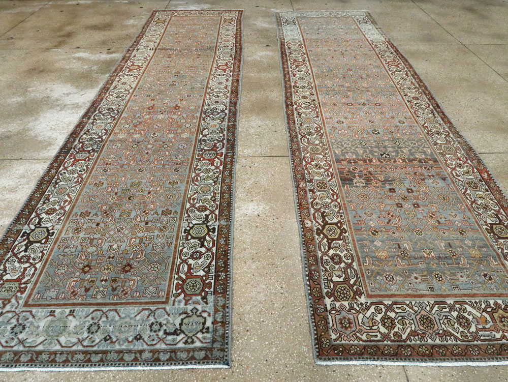 Vintage Persian Malayer Runner (Pair: 2 of 2), No.27599 - Gsblank