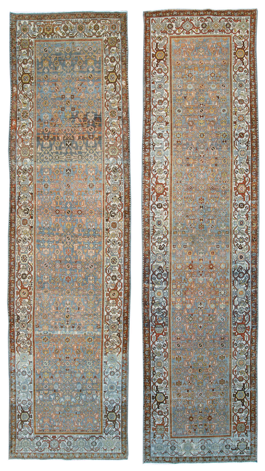 Vintage Persian Malayer Runner (Pair: 2 of 2), No.27599 - Gsblank