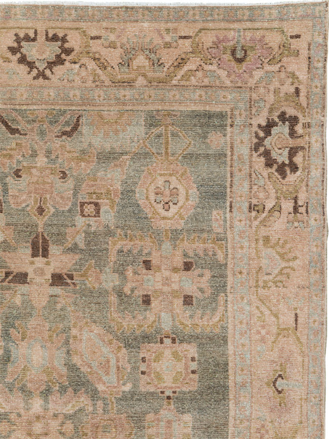 Vintage Persian Malayer Accent Rug, No.27602 - Gsblank