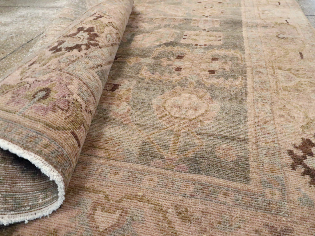 Vintage Persian Malayer Accent Rug, No.27602 - Gsblank