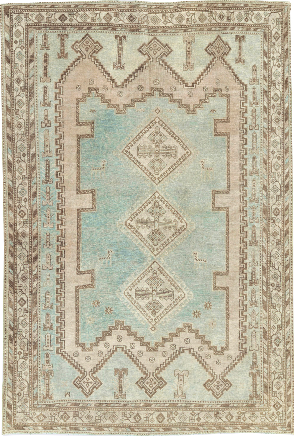 Vintage Persian Afshar Rug, No.27607 - Gsblank