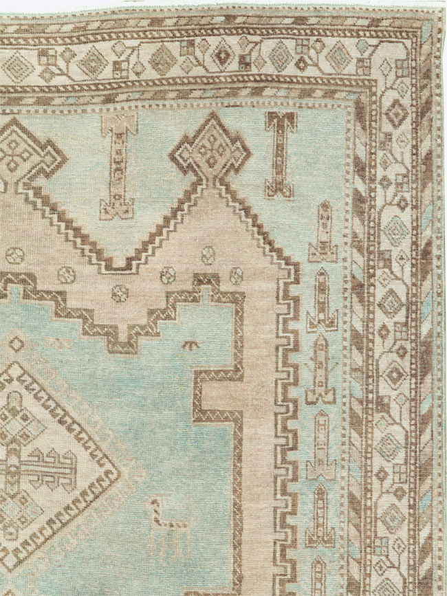 Vintage Persian Afshar Rug, No.27607 - Gsblank