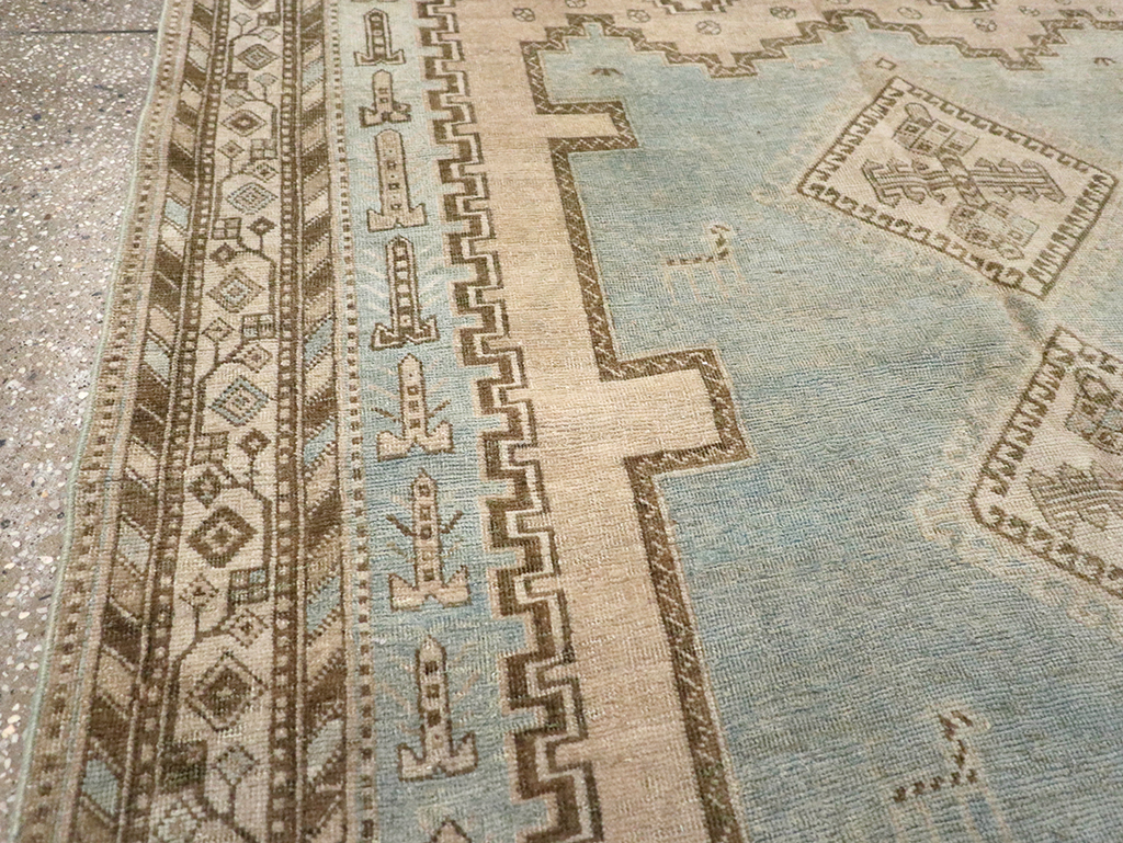 Vintage Persian Afshar Rug, No.27607 - Gsblank