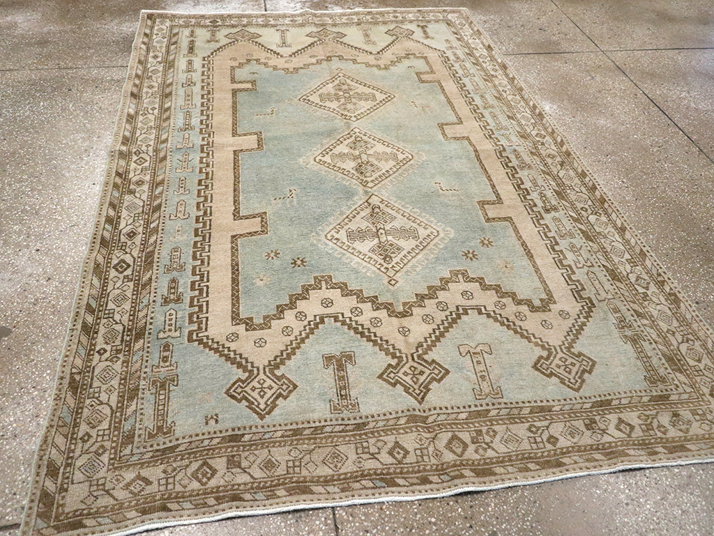 Vintage Persian Afshar Rug, No.27607 - Gsblank