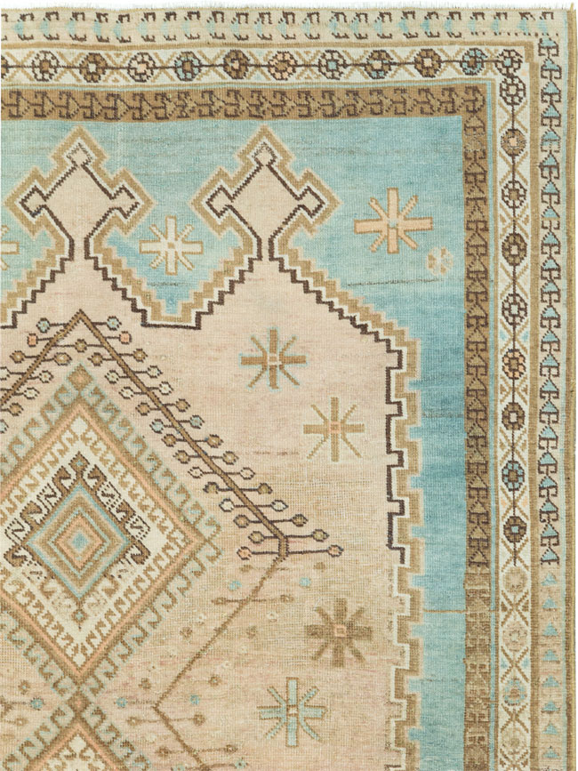 Vintage Persian Afshar Accent Rug, No.27609 - Gsblank