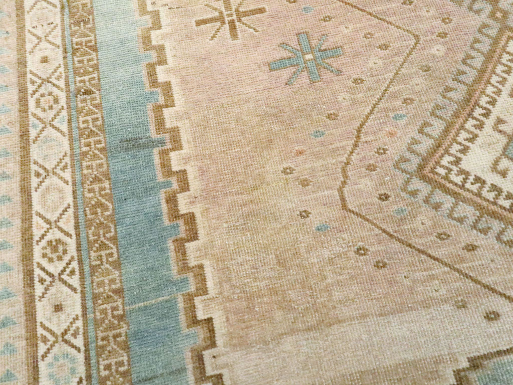 Vintage Persian Afshar Accent Rug, No.27609 - Gsblank