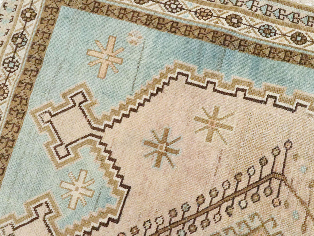 Vintage Persian Afshar Accent Rug, No.27609 - Gsblank