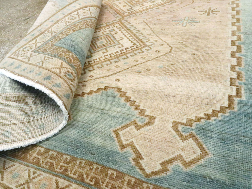 Vintage Persian Afshar Accent Rug, No.27609 - Gsblank