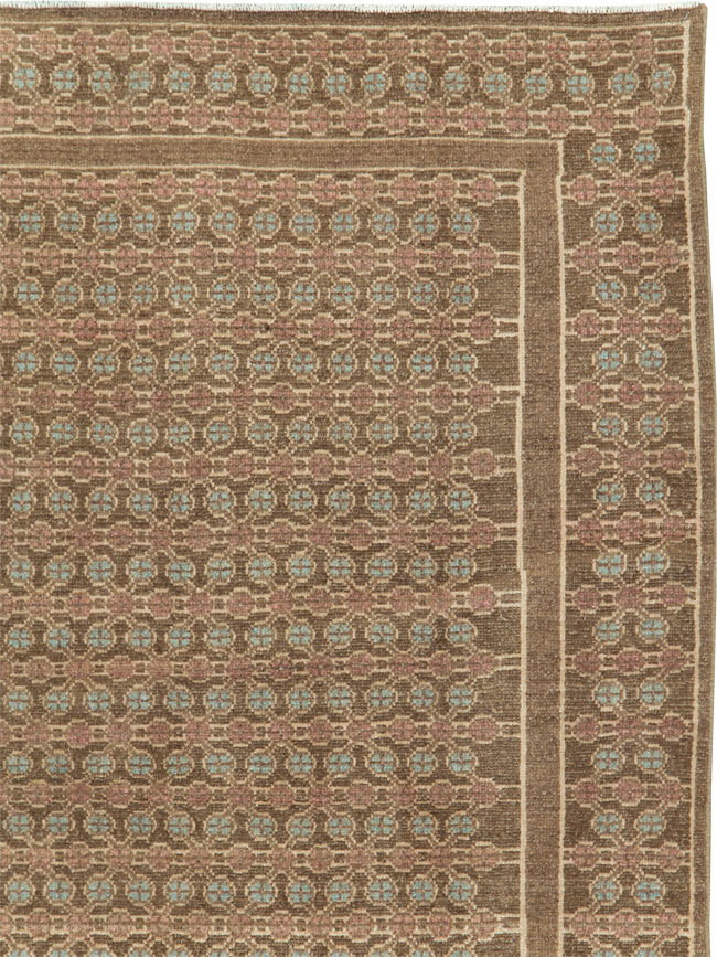 Vintage Persian Malayer Gallery Carpet, No.27613 - Gsblank