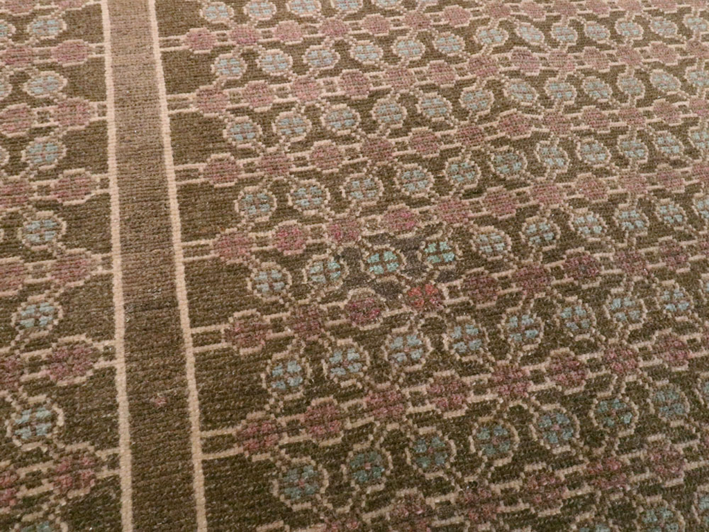 Vintage Persian Malayer Gallery Carpet, No.27613 - Gsblank