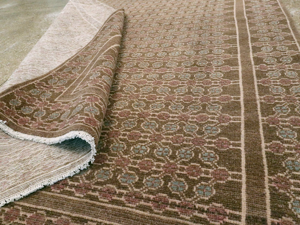 Vintage Persian Malayer Gallery Carpet, No.27613 - Gsblank