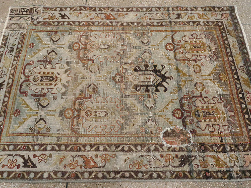 Vintage Persian Malayer Rug, No.27618 - Gsblank