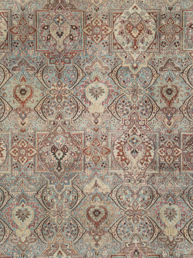 Antique Persian Mashad Large Carpet, No.27627 - Gsblank