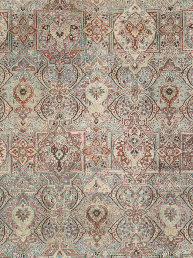 Antique Persian Mashad Carpet, No.27627 - Gsblank