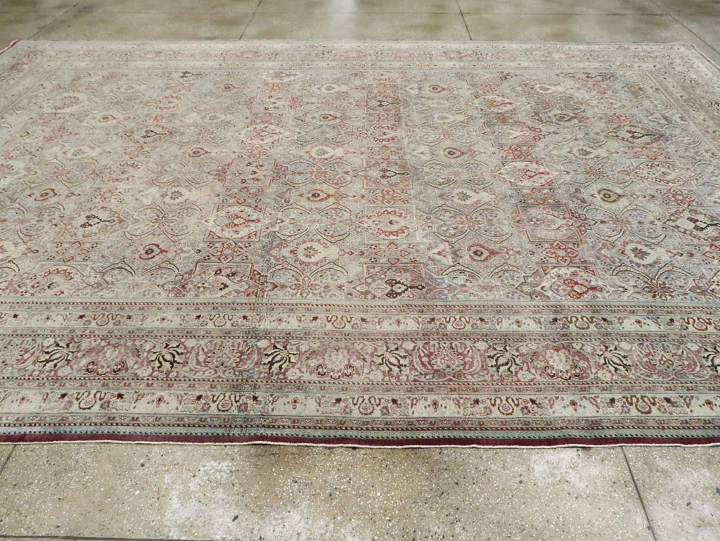 Antique Persian Mashad Carpet, No.27627 - Gsblank