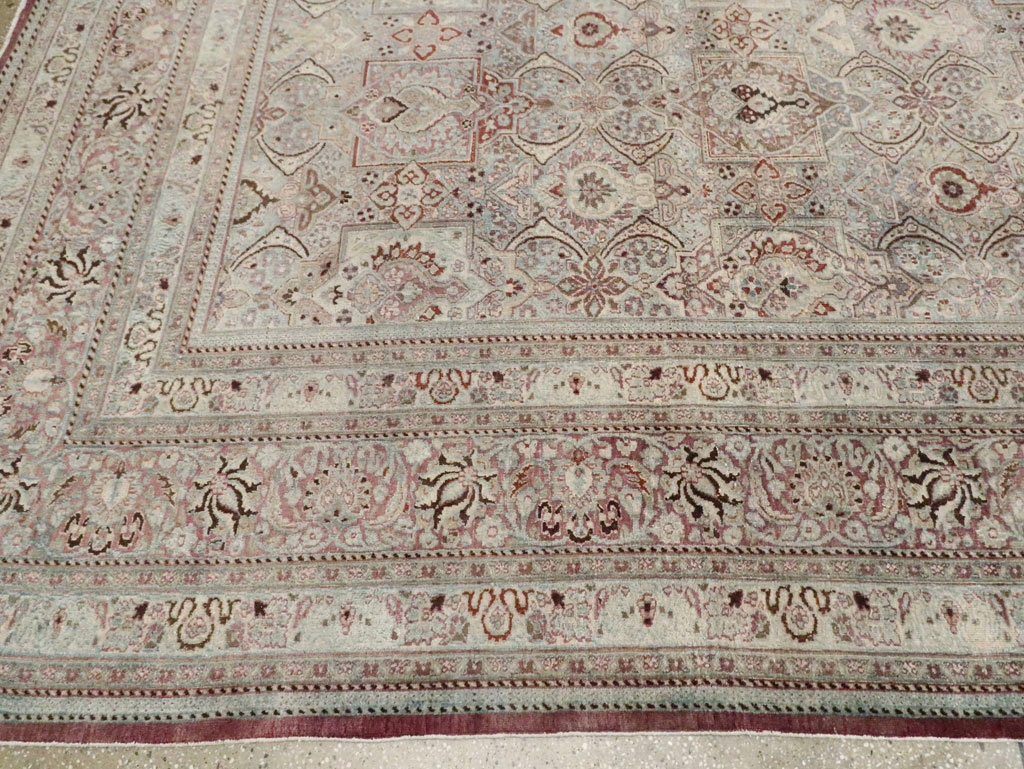 Antique Persian Mashad Carpet, No.27627 - Gsblank