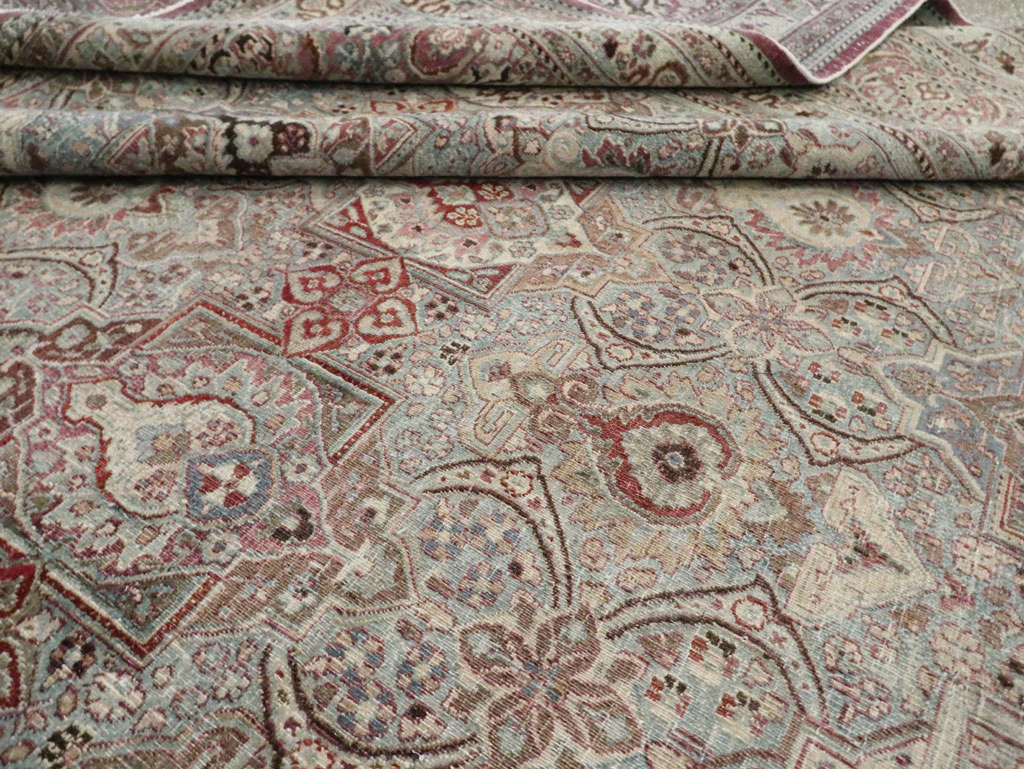 Antique Persian Mashad Large Carpet, No.27627 - Gsblank