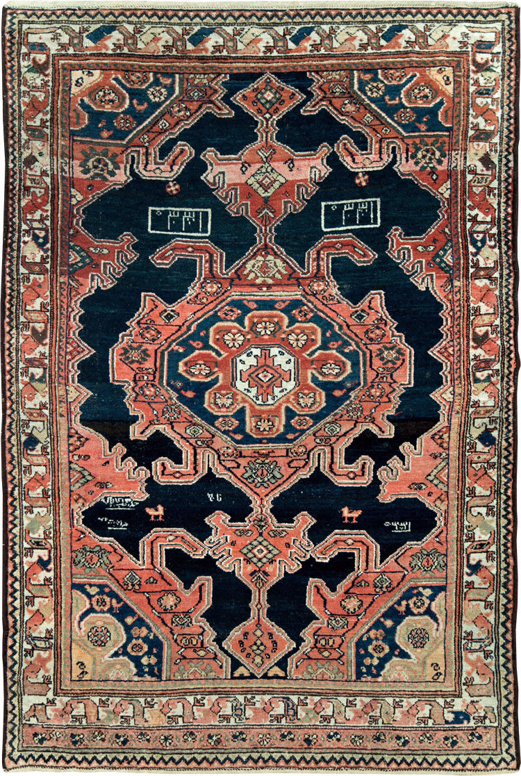 Antique Persian Malayer Rug, No.27637 - Gsblank