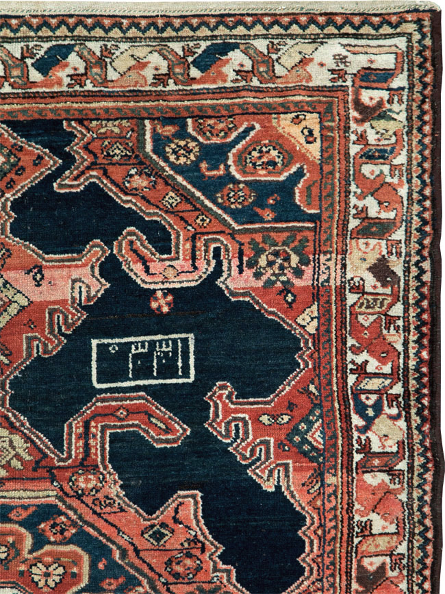 Antique Persian Malayer Rug, No.27637 - Gsblank