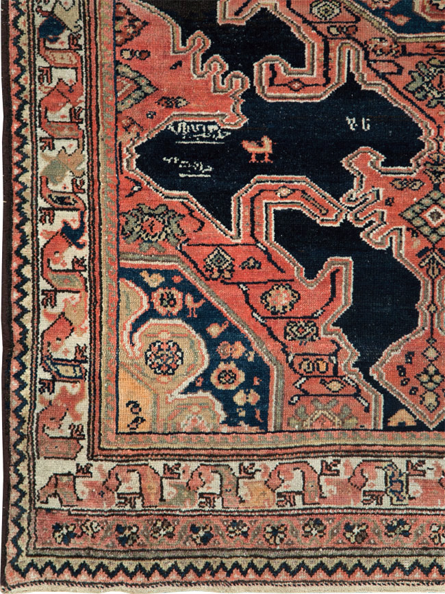 Antique Persian Malayer Rug, No.27637 - Gsblank