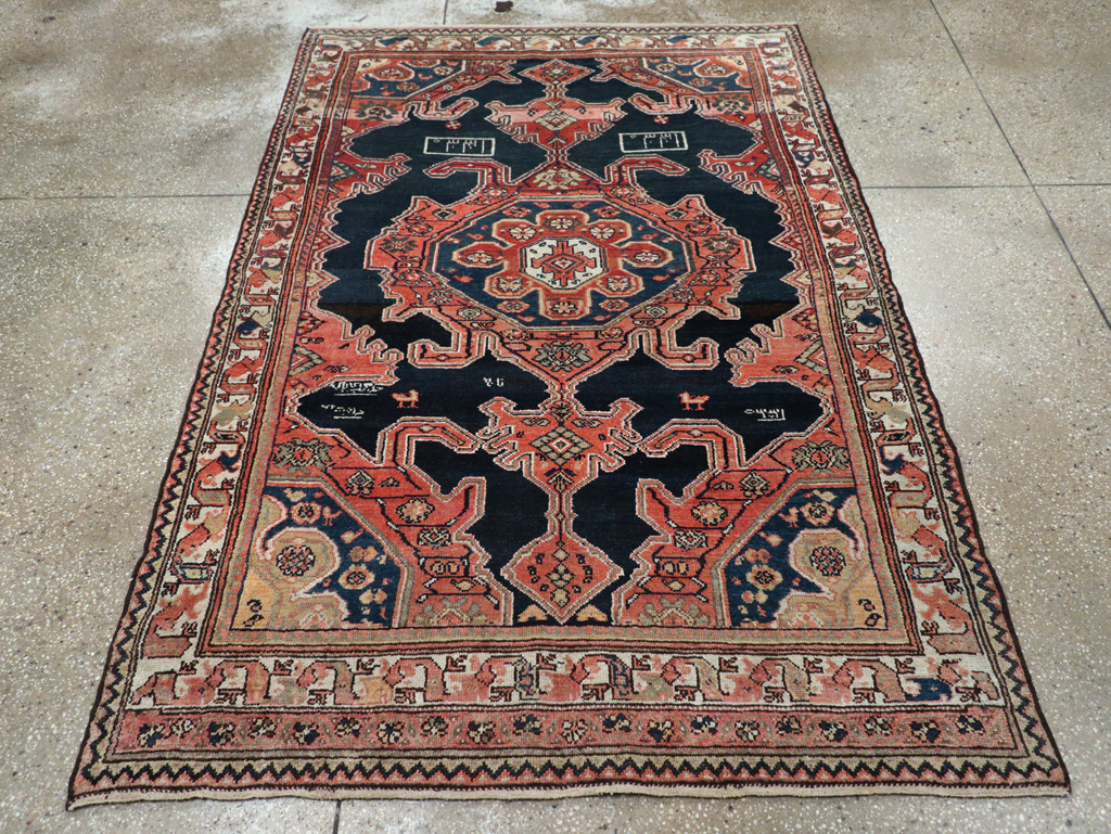 Antique Persian Malayer Rug, No.27637 - Gsblank