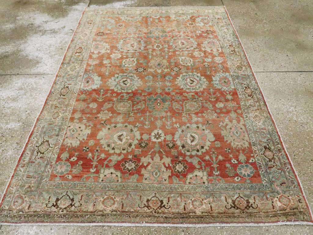 Antique Persian Bidjar Accent Rug, No.27646 - Gsblank