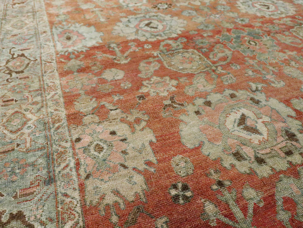 Antique Persian Bidjar Accent Rug, No.27646 - Gsblank
