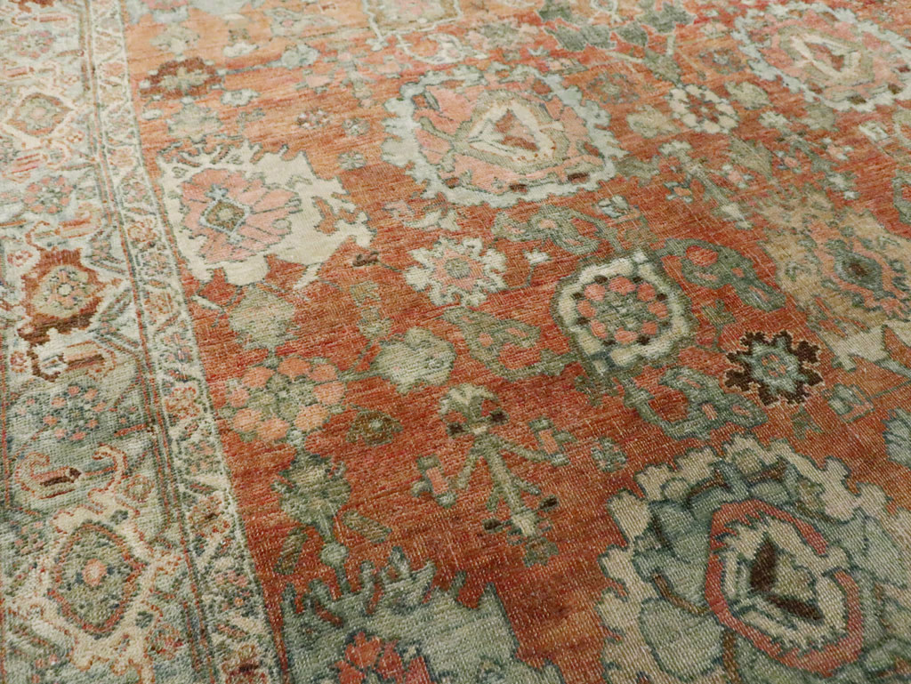 Antique Persian Bidjar Accent Rug, No.27646 - Gsblank