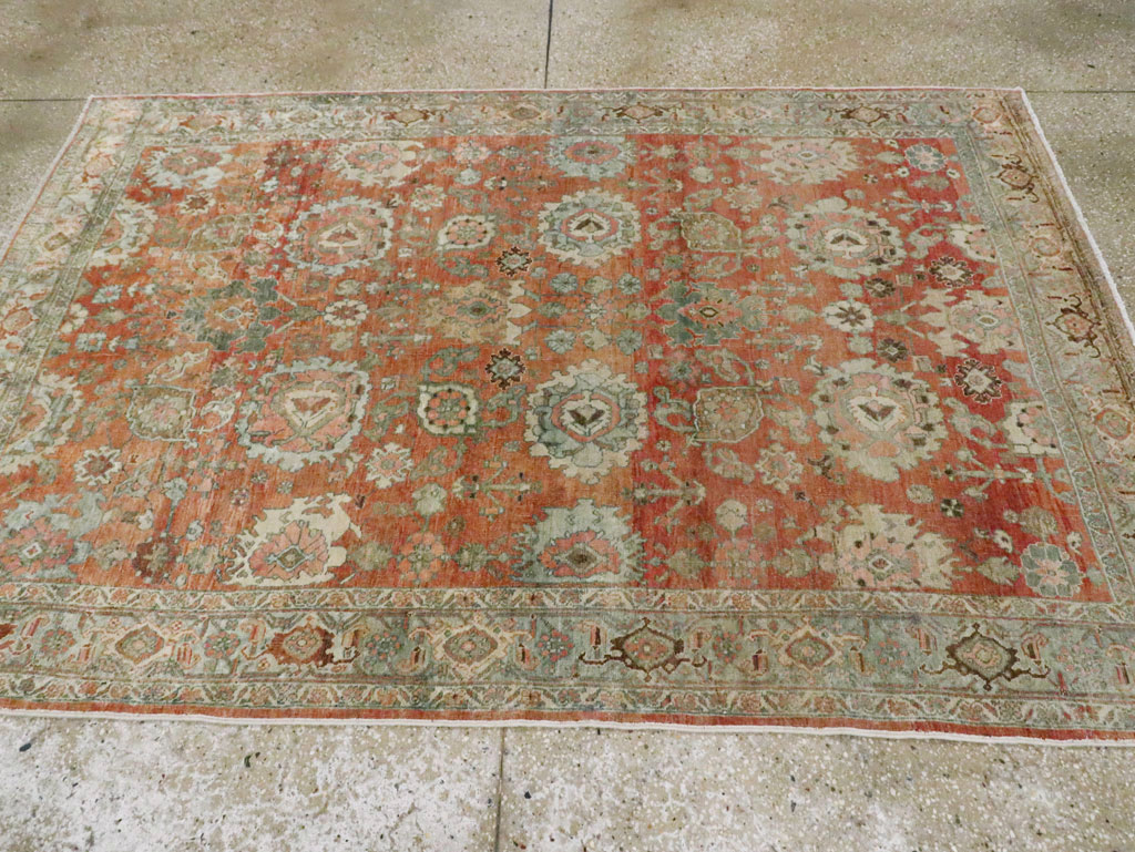 Antique Persian Bidjar Accent Rug, No.27646 - Gsblank