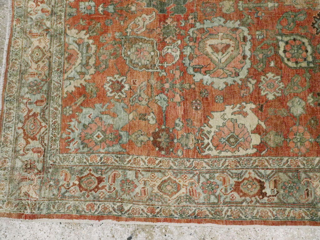 Antique Persian Bidjar Accent Rug, No.27646 - Gsblank