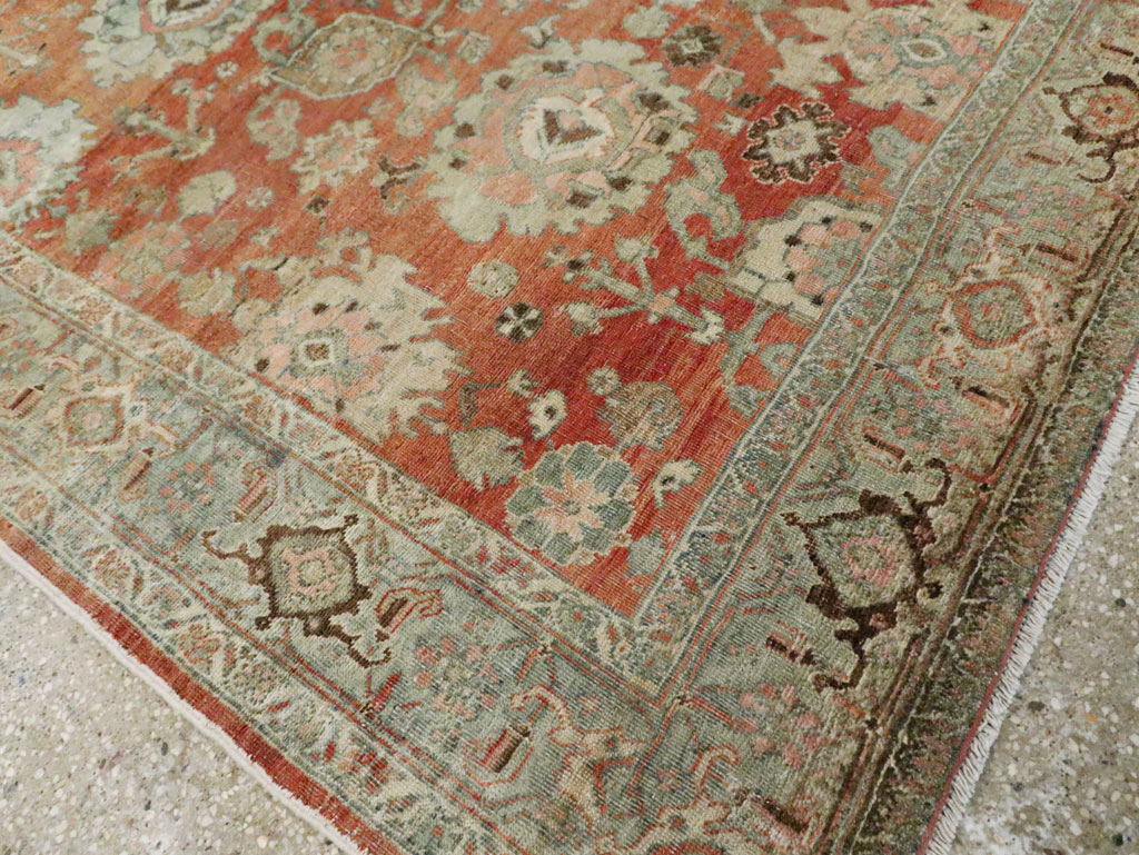 Antique Persian Bidjar Accent Rug, No.27646 - Gsblank