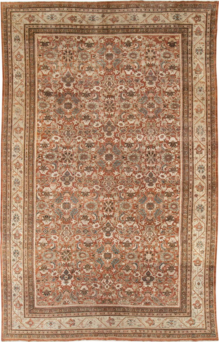 Antique Persian Mahal Carpet, No.27647 - Gsblank