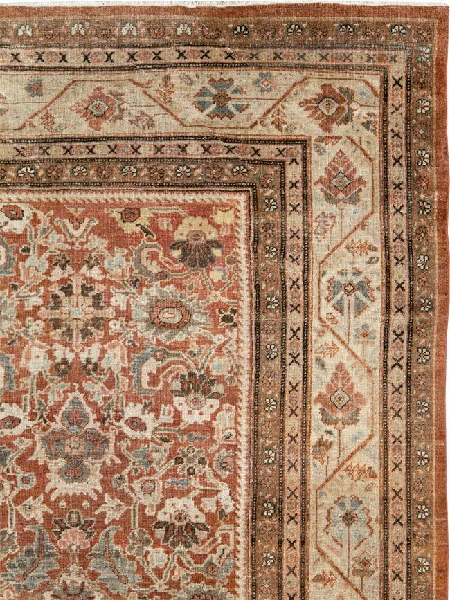 Antique Persian Mahal Carpet, No.27647 - Gsblank
