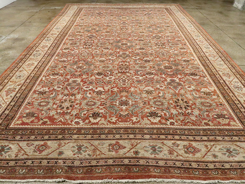 Antique Persian Mahal Carpet, No.27647 - Gsblank